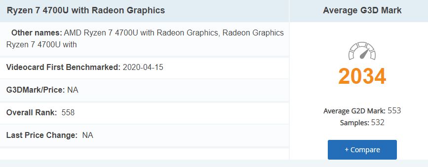 Acer Swift 3 GPU Benchmark