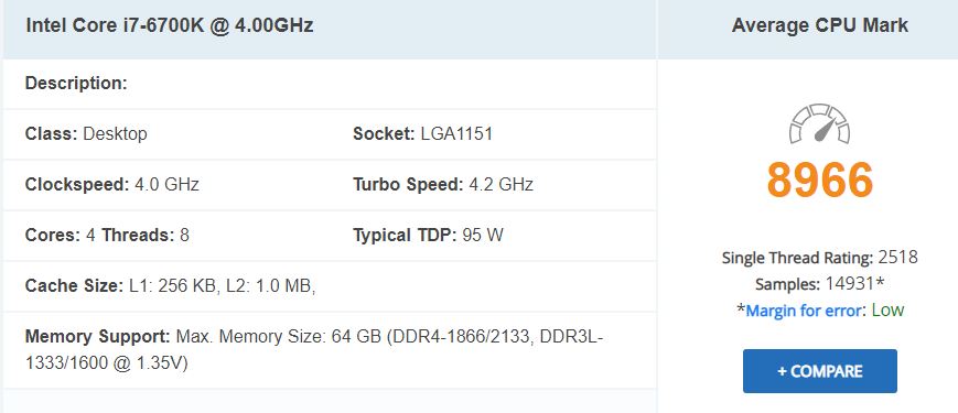 Microsoft Surface Pro CPU Benchmark