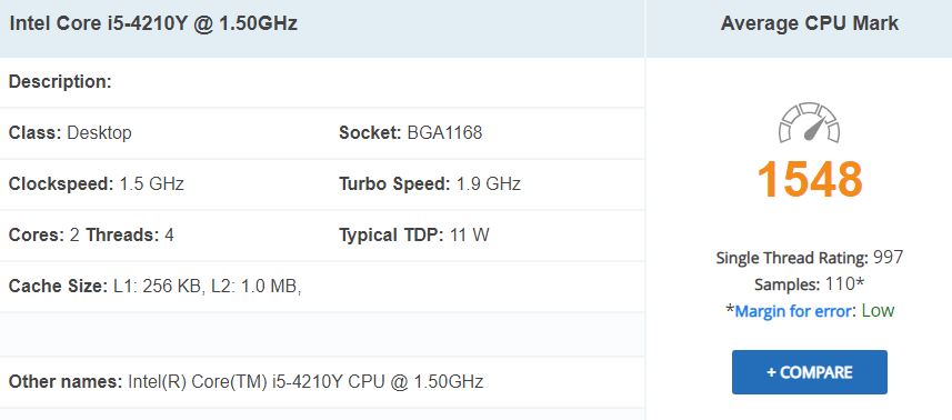 Microsoft Surface Laptop 4 CPU benchmark